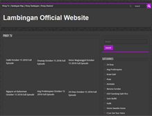 Tablet Screenshot of pinoytv.us